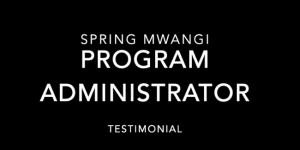 testimonial from a program administrator